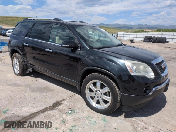 2010 GMC Acadia SLT2 with VIN 1GKLVNED1AJ249995, listed as a Copart auction lot 58370935 with Not provided miles and Salvage title. Bid and sale history available at DreamBid. Image 4.