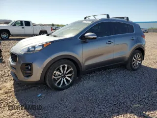 2017 Kia Sportage EX z VIN KNDPN3AC1H7225234, wystawiony jako Copart lot #57290225 z przebiegiem 23 813 mil mil oraz Szkoda całkowita • Salvage title. Historia ofert i sprzedaży dostępna na DreamBid. Obrazek 1.