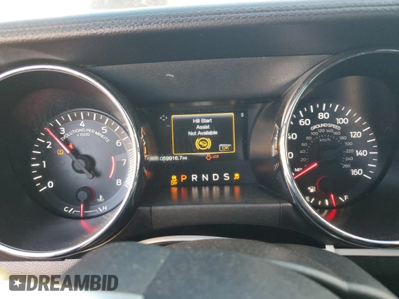 2017 Ford Mustang V6 with VIN 1FATP8EM2H5213068, listed as a Copart auction lot 44364015 with 59,916 mi miles and Salvage Title. Bid and sale history available at carsss.com. Image 9.