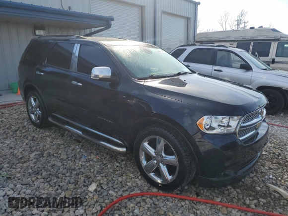 2011 Dodge Durango Citadel with VIN 1D4SE5GT2BC593923, listed as a Copart auction lot 48976765 with 149,476 mi miles and Clean Title. Bid and sale history available at carsss.com. Image 4.