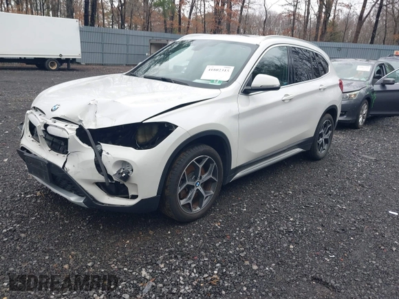 2018 BMW X1 xDrive28i with VIN WBXHT3C36J5L32162, listed as a IAAI auction lot 41802315 with 80,422 mi miles. Bid and sale history available at carsss.com. Image 17.