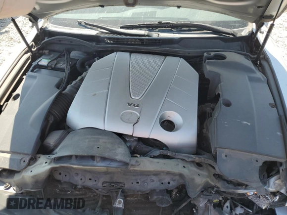 2010 Lexus IS 350 C with VIN JTHFE2C21A2501066, listed as a Copart auction lot 58827455 with 124,657 mi miles and Salvage title. Bid and sale history available at DreamBid. Image 11.
