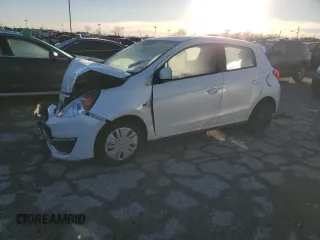 2020 Mitsubishi Mirage ES z VIN ML32A3HJ4LH001794, wystawiony jako Copart lot #85095844 z przebiegiem 97 362 mil mil oraz Szkoda całkowita • Salvage title. Historia ofert i sprzedaży dostępna na DreamBid. Obrazek 1.