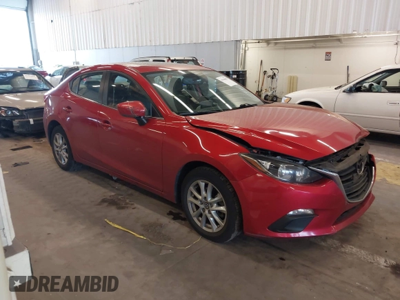 2014 Mazda 3 i Grand Touring with VIN JM1BM1W70E1202281, listed as a IAAI auction lot 41946081 with 55,536 mi miles and . Bid and sale history available at DreamBid. Image 1.
