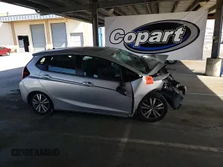 2015 Honda Fit EX-L with VIN 3HGGK5H86FM730616, listed as a Copart auction lot 55829815 with Not provided miles and Salvage title. Bid and sale history available at DreamBid. Image 13.