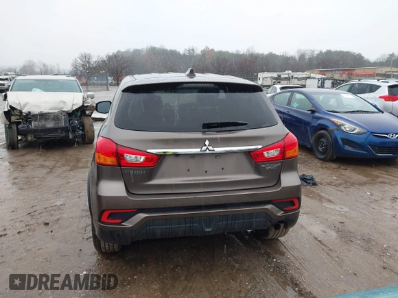 2018 Mitsubishi Outlander Sport ES 2.0 with VIN JA4AR3AU9JU017574, listed as a IAAI auction lot 41044910 with 123,386 mi miles. Bid and sale history available at carsss.com. Image 16.