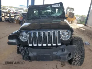 2021 Jeep Wrangler Unlimited Sahara High Altitude with VIN 1C4HJXEG2MW734057, listed as a Copart auction lot 78419394 with 43,567 mi miles and Salvage title. Bid and sale history available at DreamBid. Image 5.