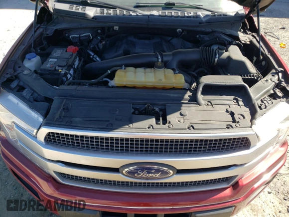 2018 Ford F-150 XL with VIN 1FTEW1EGXJFA29357, listed as a Copart auction lot 53203385 with 202,366 mi miles and Salvage Title. Bid and sale history available at DreamBid. Image 12.