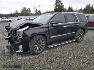 2017 Cadillac Escalade Platinum with VIN 1GYS4DKJ8HR191808, listed as a Copart auction lot 83920484 with 142,706 mi miles and Salvage Title. Bid and sale history available at carsss.com. Image 1.