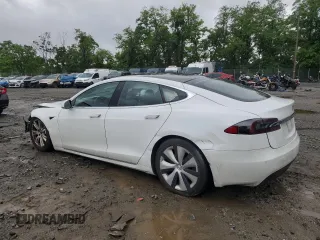 2021 Tesla Model S Long Range Plus с VIN 5YJSA1E29MF426251, выставлен на аукционе Copart как лот 57943695 с пробегом 61 664 миль миль и Списание • Salvage title. История ставок и продаж доступна на DreamBid. Изображение 2.