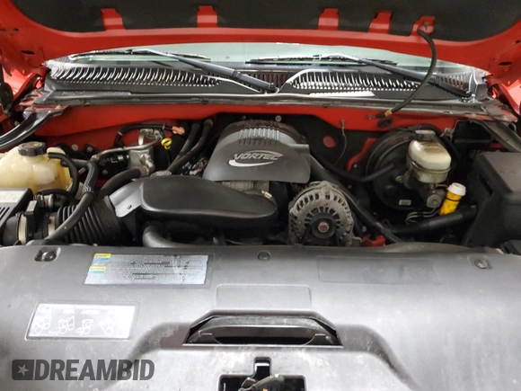 2005 GMC Sierra 1500 SLE with VIN 1GTEK14T35Z273334, listed as a Copart auction lot 61205445 with 107,518 mi miles and Salvage title. Bid and sale history available at DreamBid. Image 11.