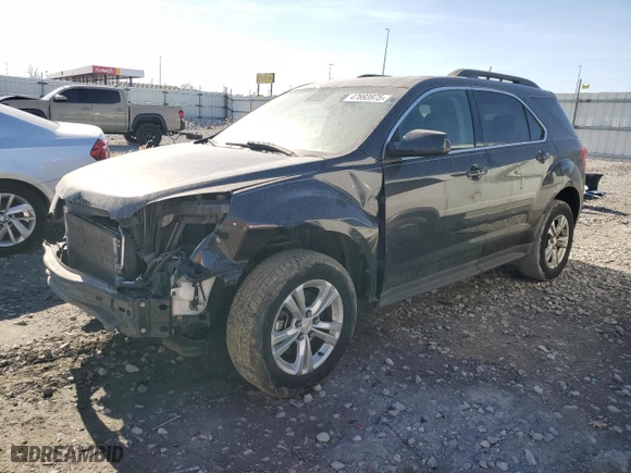 2015 Chevrolet Equinox LT with VIN 2GNALBEK1F6299152, listed as a Copart auction lot 47693975 with 177,374 mi miles and Salvage Title. Bid and sale history available at carsss.com. Image 1.