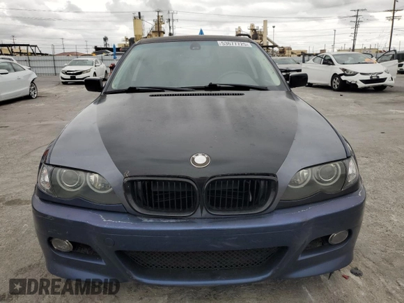 2004 BMW 3 Series 325xi with VIN WBAEU33444PM59813, listed as a Copart auction lot 53677725 with 169,780 mi miles and Salvage Title. Bid and sale history available at carsss.com. Image 5.