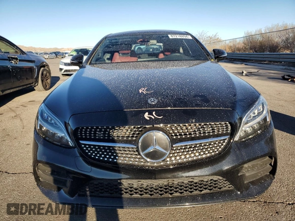 2021 Mercedes-Benz C 300 with VIN W1KWJ8DB6MG094048, listed as a Copart auction lot 87218894 with 50,604 mi miles and Salvage title. Bid and sale history available at DreamBid. Image 5.