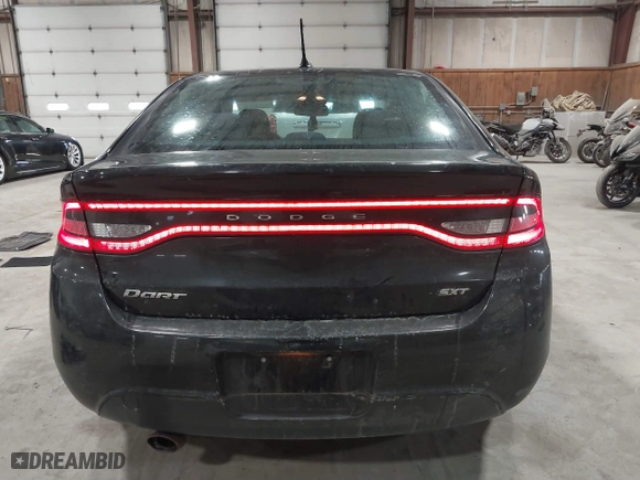 2016 Dodge Dart SXT with VIN 1C3CDFBB3GD529355, listed as a IAAI auction lot 41673363 with 172,900 mi miles. Bid and sale history available at carsss.com. Image 16.