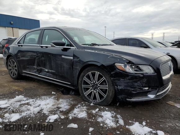 2017 Lincoln Continental Reserve with VIN 1LN6L9NP5H5629565, listed as a Copart auction lot 46391805 with 182,134 mi miles and Salvage title. Bid and sale history available at DreamBid. Image 4.