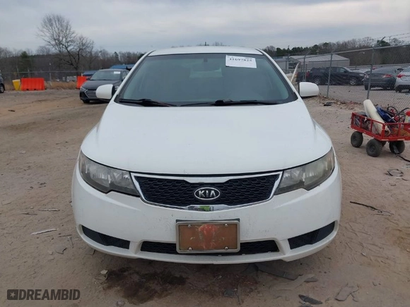 2012 Kia Forte LX with VIN KNAFT4A23C5581443, listed as a IAAI auction lot 41697825 with 115,184 mi miles. Bid and sale history available at carsss.com. Image 6.