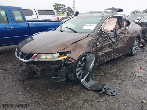 2014 Honda Accord Coupe EX-L with VIN 1HGCT2B81EA008176, listed as a IAAI auction lot 41608702 with 1 mi miles. Bid and sale history available at carsss.com. Image 17.
