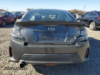 2014 Scion tC with VIN JTKJF5C71E3080366, listed as a Copart auction lot 83795254 with 0 mi miles and Salvage Title. Bid and sale history available at carsss.com. Image 6.