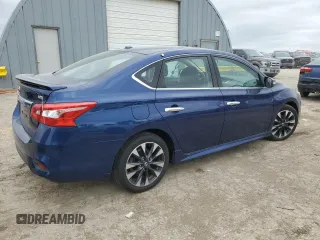 2017 Nissan Sentra SR with VIN 3N1AB7AP1HY254596, listed as a Copart auction lot 54683265 with 81,475 mi miles and Salvage title. Bid and sale history available at DreamBid. Image 3.