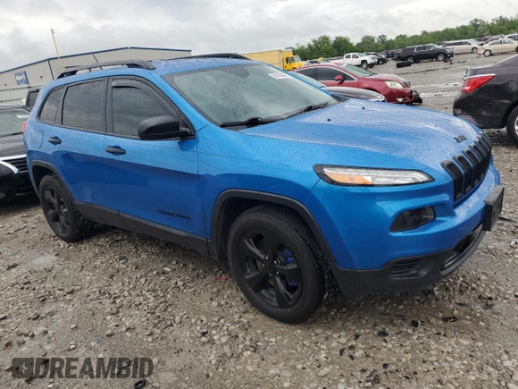 2017 Jeep Cherokee Altitude z VIN 1C4PJMASXHW657724, wystawiony jako Copart lot #50106485 z przebiegiem 81 085 mil mil oraz Szkoda całkowita • Salvage title. Historia ofert i sprzedaży dostępna na DreamBid. Obrazek 4.