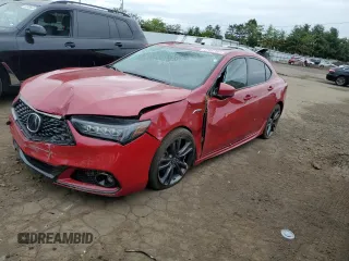 2019 Acura TLX w/A-Spec Pkg z VIN 19UUB1F63KA002093, wystawiony jako Copart lot #57892485 z przebiegiem 70 792 mil mil oraz Szkoda całkowita • Salvage title. Historia ofert i sprzedaży dostępna na DreamBid. Obrazek 1.