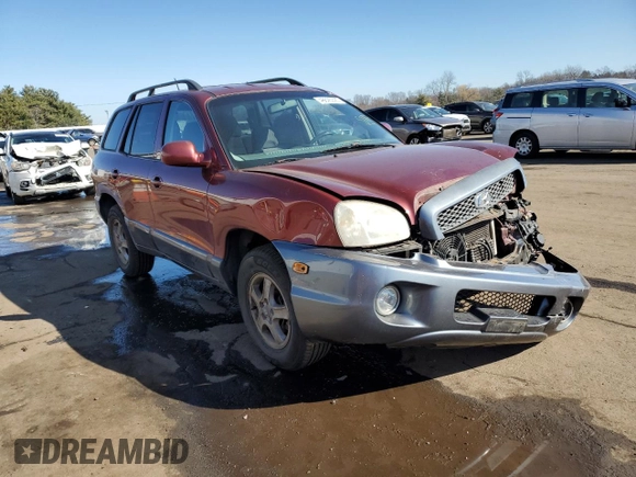 2004 Hyundai Santa Fe GLS with VIN KM8SC73D94U845379, listed as a Copart auction lot 48625095 with 132,844 mi miles and Salvage Title. Bid and sale history available at carsss.com. Image 4.
