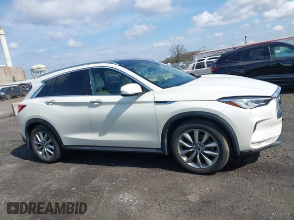 2019 Infiniti QX50 Luxe with VIN 3PCAJ5M37KF145057, listed as a IAAI auction lot 42015854 with 118,624 mi miles and . Bid and sale history available at DreamBid. Image 13.