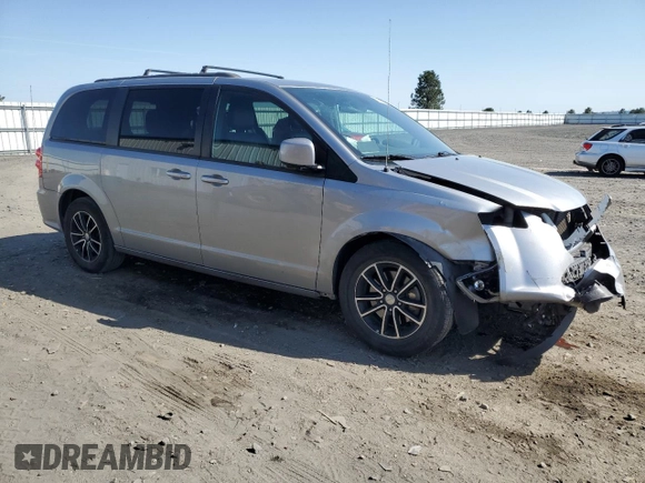 2019 Dodge Grand Caravan GT with VIN 2C4RDGEG2KR518937, listed as a Copart auction lot 55602075 with 80,881 mi miles and Salvage Title. Bid and sale history available at DreamBid. Image 4.