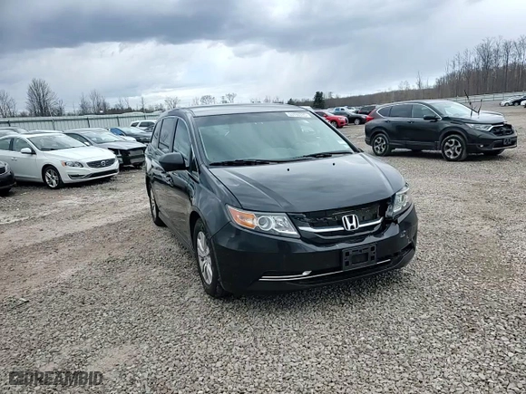 2016 Honda Odyssey EX with VIN 5FNRL5H41GB127855, listed as a Copart auction lot 53193335 with 165,537 mi miles and Salvage Title. Bid and sale history available at carsss.com. Image 12.