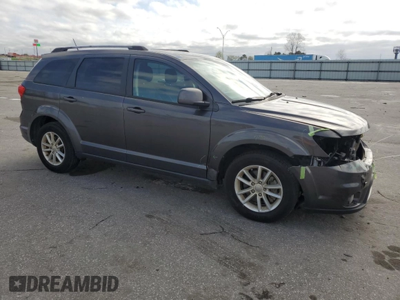 2017 Dodge Journey SXT with VIN 3C4PDCBBXHT685206, listed as a Copart auction lot 49463485 with 186,831 mi miles and Salvage Title. Bid and sale history available at DreamBid. Image 4.