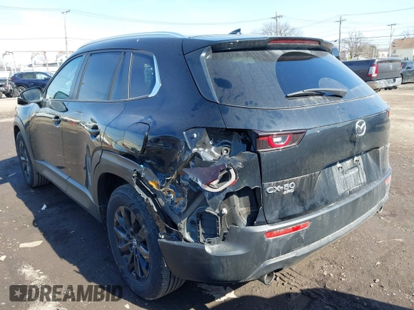 2025 Mazda CX-50 S Premium with VIN 7MMVABDM1SN314175, listed as a IAAI auction lot 41793171 with 7,839 mi miles and . Bid and sale history available at DreamBid. Image 3.
