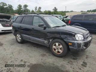 2006 Hyundai Santa Fe GLS with VIN KM8SC73D86U105860, listed as a Copart auction lot 63534064 with 164,459 mi miles and Salvage Title. Bid and sale history available at carsss.com. Image 4.