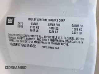 2006 Cadillac CTS with VIN 1G6DP577960191362, listed as a IAAI auction lot 41970879 with 168,562 mi miles. Bid and sale history available at carsss.com. Image 9.