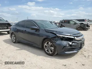 2016 Honda Civic Sedan LX with VIN 19XFC2F50GE013297, listed as a Copart auction lot 53420095 with 82,702 mi miles and Salvage Title. Bid and sale history available at carsss.com. Image 4.