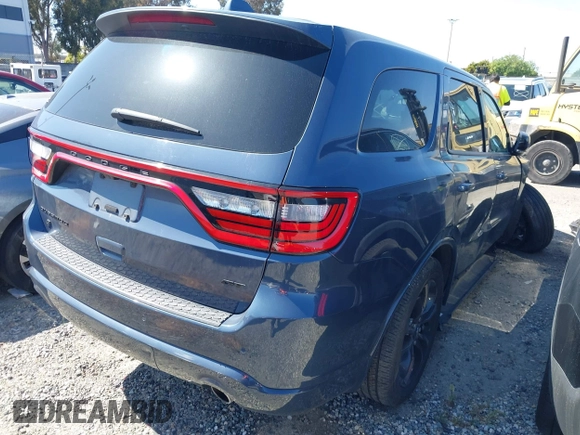 2021 Dodge Durango GT Plus with VIN 1C4RDJDG0MC766338, listed as a IAAI auction lot 41685520 with 37,683 mi miles. Bid and sale history available at carsss.com. Image 4.