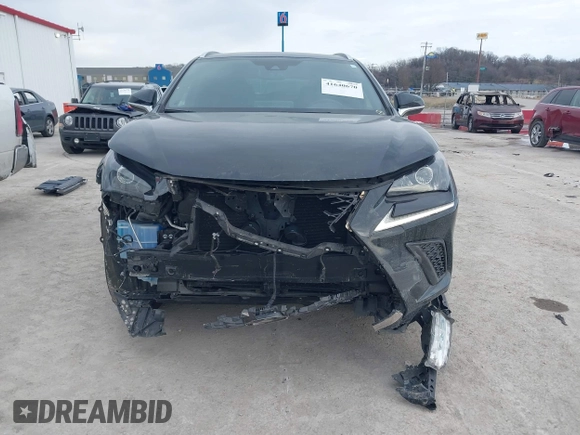 2020 Lexus NX with VIN JTJSARDZ3L2229278, listed as a IAAI auction lot 41640670 with 58,754 mi miles. Bid and sale history available at carsss.com. Image 13.