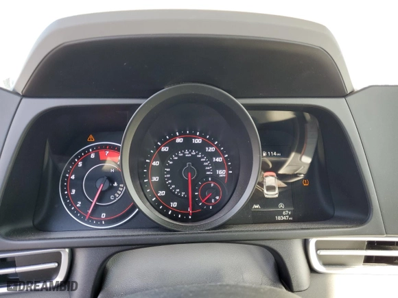 2023 Hyundai Elantra SE with VIN KMHLL4AG0PU445621, listed as a Copart auction lot 83315924 with 18,347 mi miles and Salvage Title. Bid and sale history available at carsss.com. Image 9.