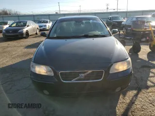 2006 Volvo S60 2.5T with VIN YV1RH592462551637, listed as a Copart auction lot 48795315 with 169,073 mi miles and Salvage Title. Bid and sale history available at carsss.com. Image 5.