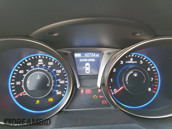 2013 Hyundai Genesis Coupe 2.0T Premium with VIN KMHHT6KD4DU111514, listed as a Copart auction lot 50181145 with 62,734 mi miles and Salvage Title. Bid and sale history available at carsss.com. Image 9.