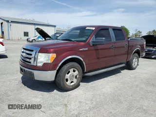 2009 Ford F-150 XL with VIN 1FTPW12V59KC22482, listed as a Copart auction lot 53096235 with 222,311 mi miles and Salvage Title. Bid and sale history available at carsss.com. Image 1.