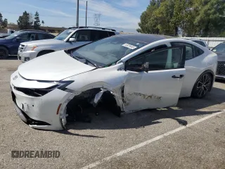 2024 Toyota Prius LE with VIN JTDACAAUXR3026703, listed as a Copart auction lot 50629445 with Not Provided miles and Salvage Title. Bid and sale history available at DreamBid. Image 1.