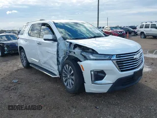 2023 Chevrolet Traverse Premier with VIN 1GNERKKW9PJ177893, listed as a IAAI auction lot 41262583 with 35,470 mi miles and . Bid and sale history available at DreamBid. Image 1.
