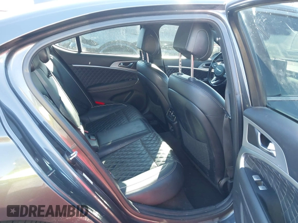 2019 Genesis G70 Advanced z VIN KMTG44LA6KU026842, wystawiony jako IAAI lot #41287135 z przebiegiem 124 608 mil mil oraz . Historia ofert i sprzedaży dostępna na DreamBid. Obrazek 8.
