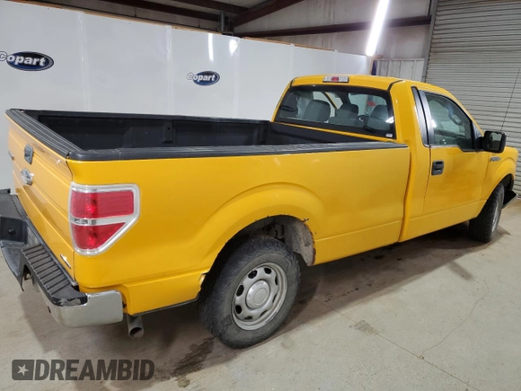 2014 Ford F-150 XL with VIN 1FTNF1CF2EKG11542, listed as a Copart auction lot 44798215 with 0 mi miles and Salvage Title. Bid and sale history available at carsss.com. Image 3.