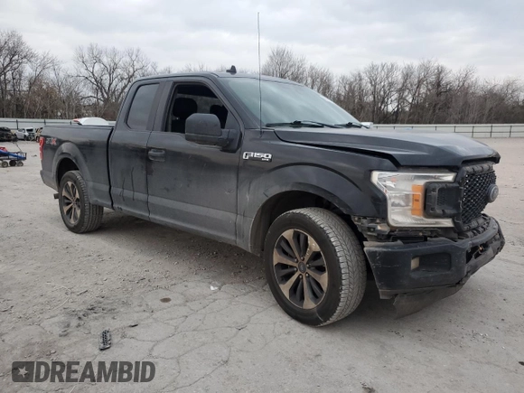 2020 Ford F-150 XL with VIN 1FTEX1CP7LKF02853, listed as a Copart auction lot 86289174 with Not Provided miles and Salvage Title. Bid and sale history available at DreamBid. Image 4.
