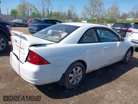 2003 Honda Civic EX with VIN 1HGEM21933L030150, listed as a IAAI auction lot 42097110 with 162,883 mi miles and . Bid and sale history available at DreamBid. Image 4.