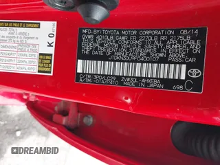 2015 Toyota Prius Four with VIN JTDKN3DU9F0400107, listed as a IAAI auction lot 42068273 with 100,915 mi miles. Bid and sale history available at carsss.com. Image 9.