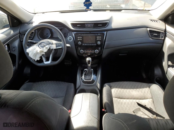 2017 Nissan Rogue SV with VIN 5N1AT2MT1HC881468, listed as a Copart auction lot 46773825 with 0 mi miles and Salvage Title. Bid and sale history available at carsss.com. Image 8.