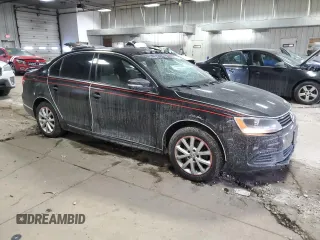 2011 Volkswagen Jetta Sedan SE with VIN 3VWDX7AJ1BM029372, listed as a Copart auction lot 42240005 with 0 mi miles and Non Repairable. Bid and sale history available at carsss.com. Image 4.
